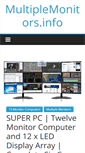 Mobile Screenshot of multiplemonitors.info